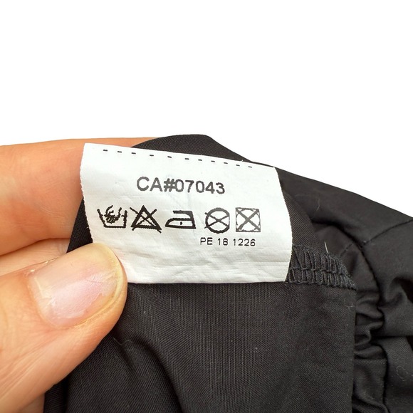 Chepe Made in Italy Black Cotton Sleeveless Dress Minimalist Casual Medium - Picture 9 of 9